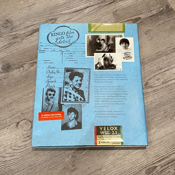 Photograph By Ringo Starr Hardcover Book - Picture 2 of 2